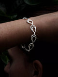 Nina B sterling silver open links bracelet - British product
