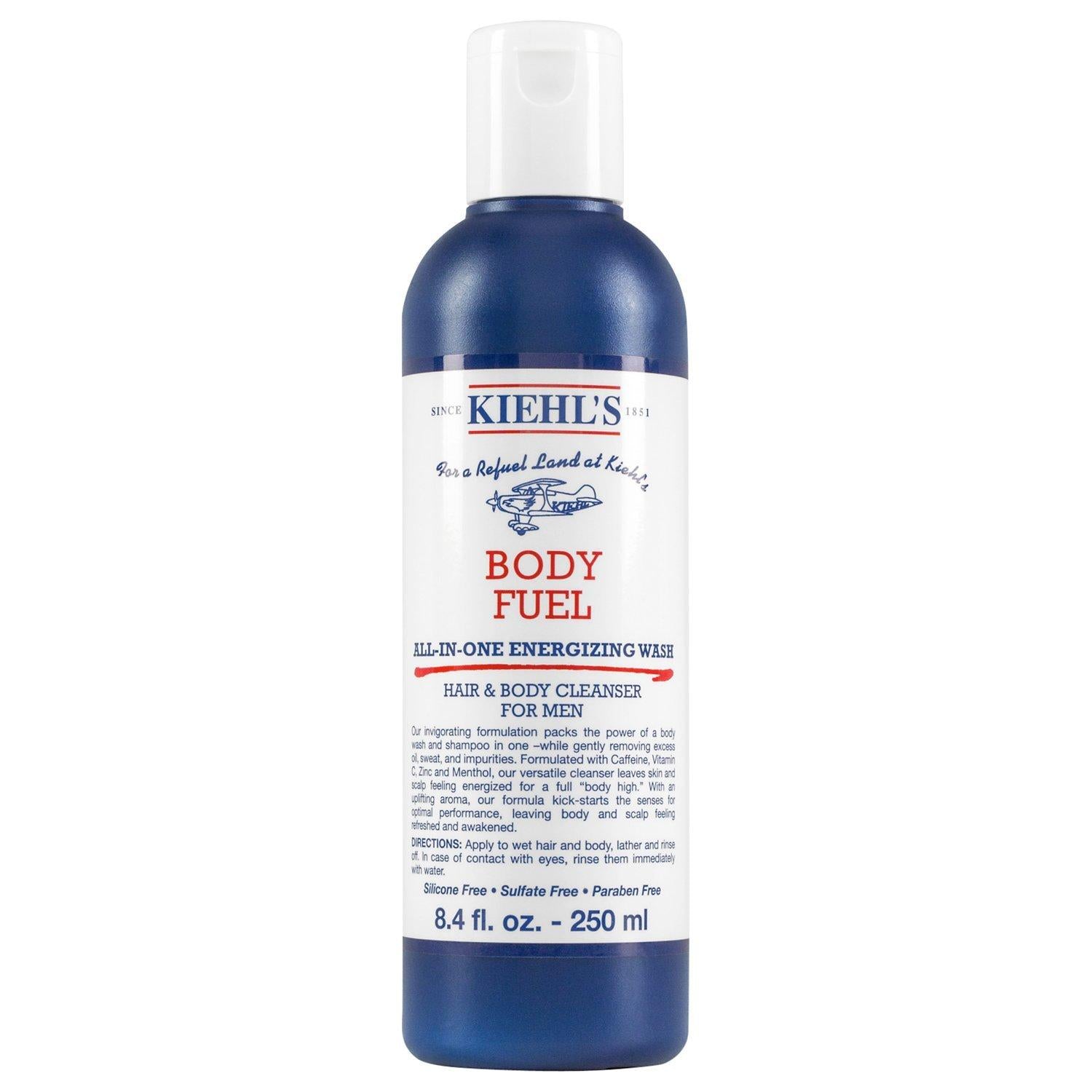 Kiehl's Body Fuel energising wash 250ml, imported from US