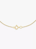 IBB 9ct gold cubic zirconia initial pendant - British product