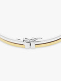 IBB 9ct two colour gold double tube bangle - British product
