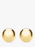 IBB 18ct gold ball stud earrings - (British brand)
