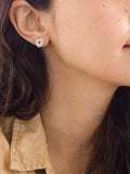 IBB 9ct yellow gold knot stud earrings, imported from the UK