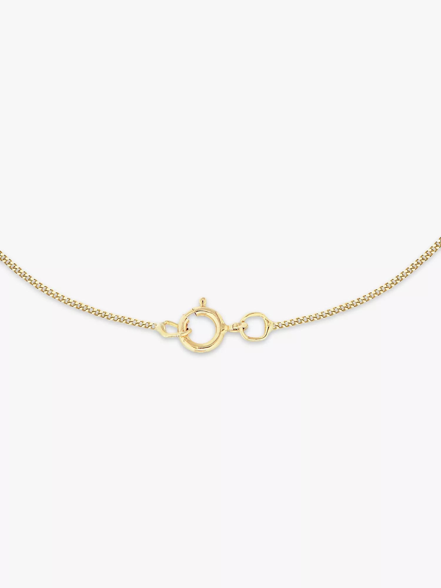 IBB 9ct gold knot pendant necklace 46cm, UK version