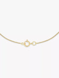 IBB 9ct gold knot pendant necklace 46cm, UK version