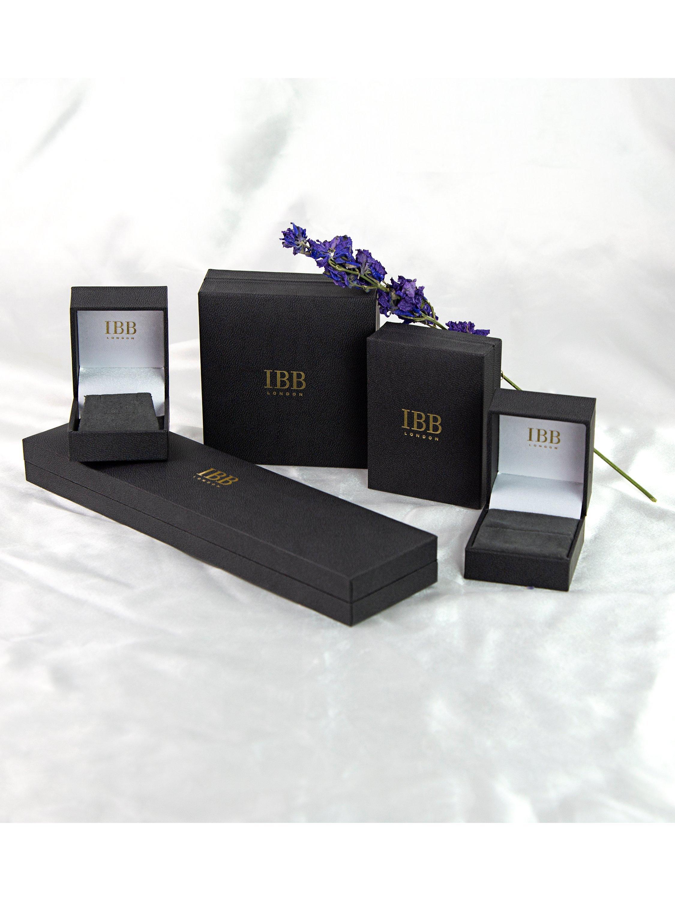 IBB 9ct rose gold rectangular tube bangle 5.3cm, imported from the UK