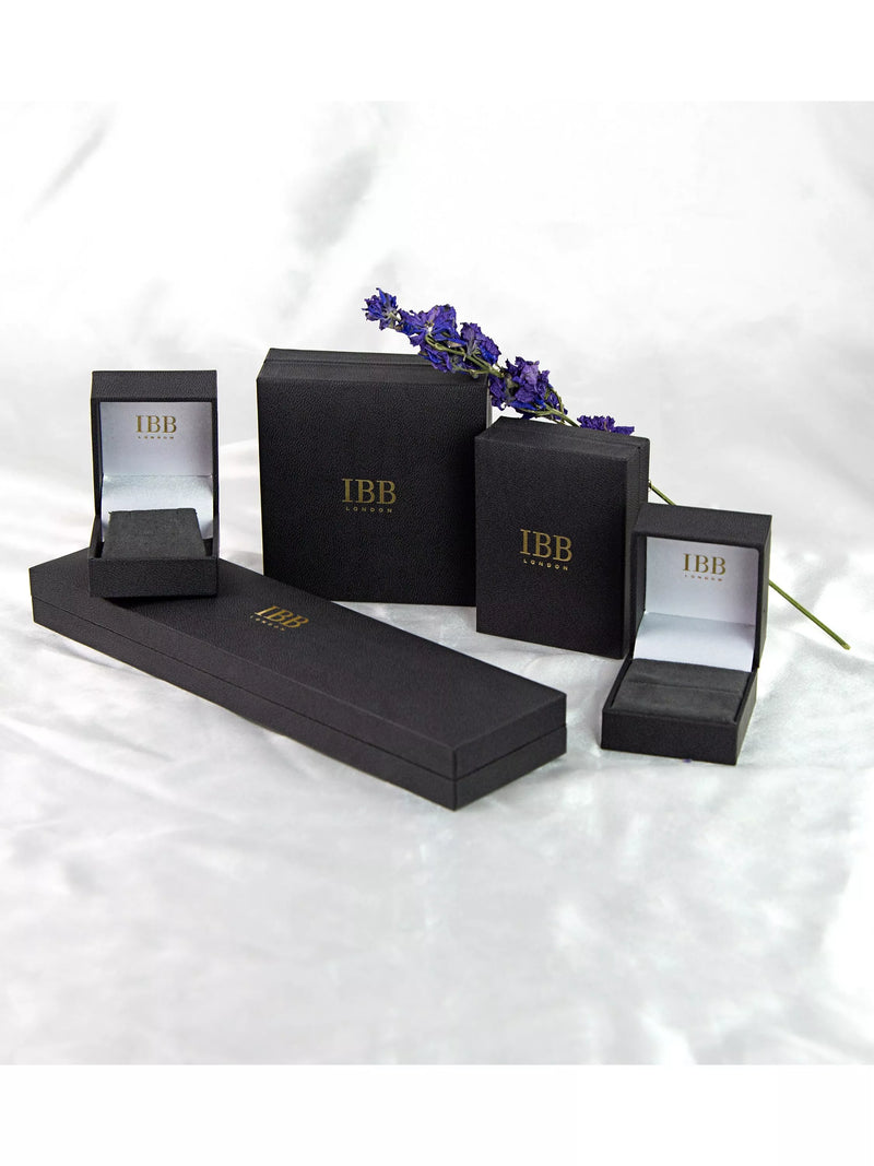 IBB 9ct rose gold rectangular tube bangle 5.3cm, imported from the UK