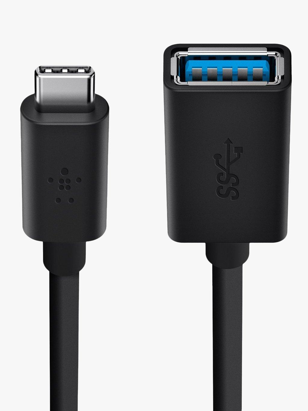 Belkin USB-C to USB-A adapter 3.0, imported from the UK