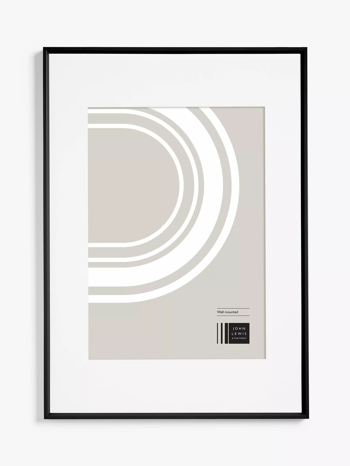John Lewis aluminium photo frame A2 with A3 mount, UK version