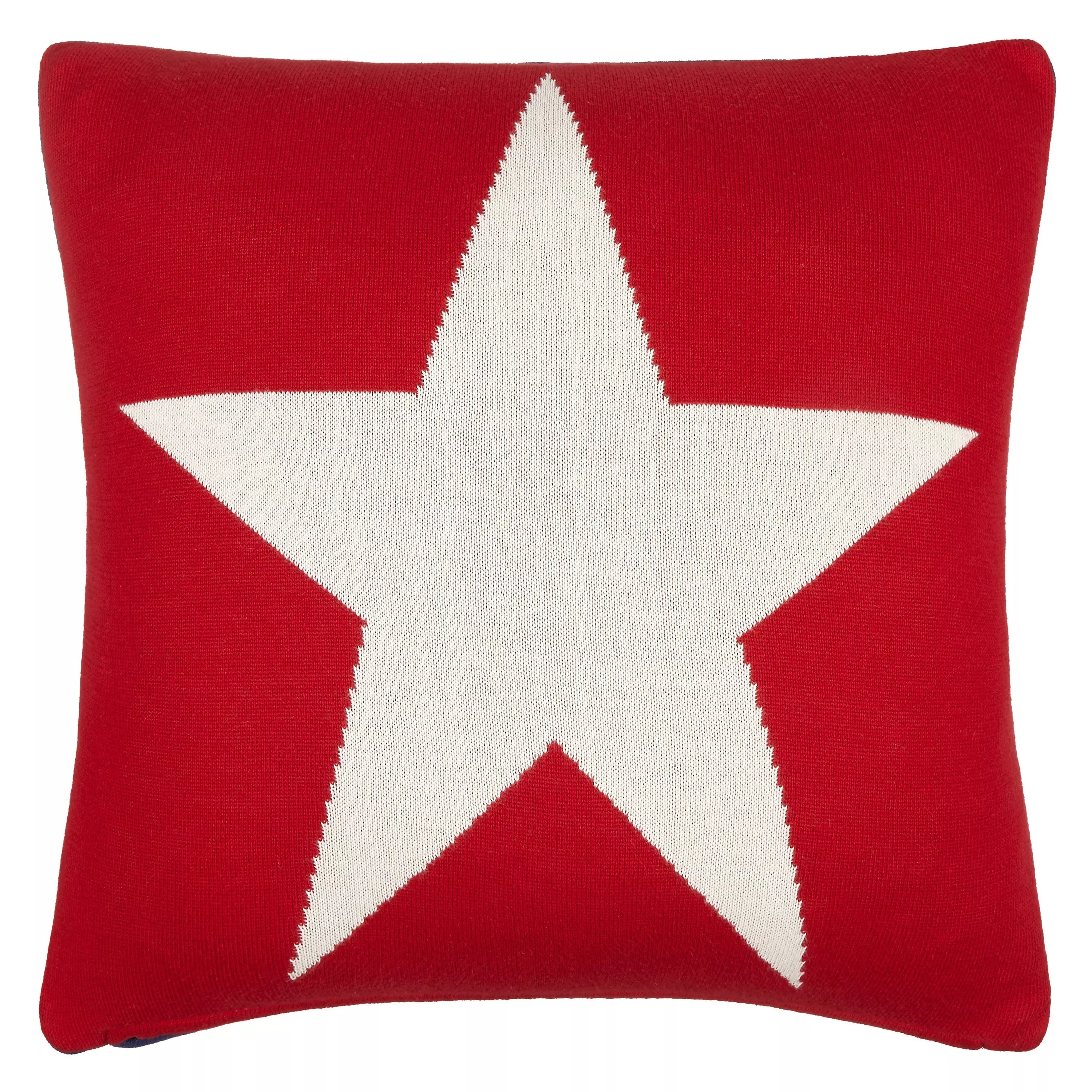 John Lewis Stars & Stripes cushion red/blue 40cm - British product