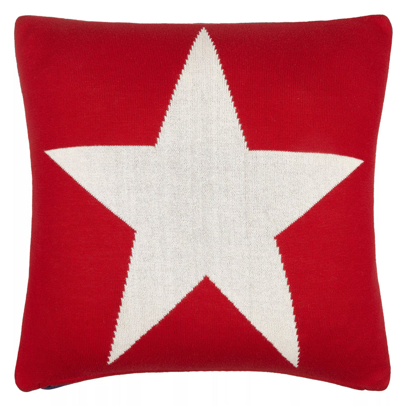 John Lewis Stars & Stripes cushion red/blue 40cm - British product