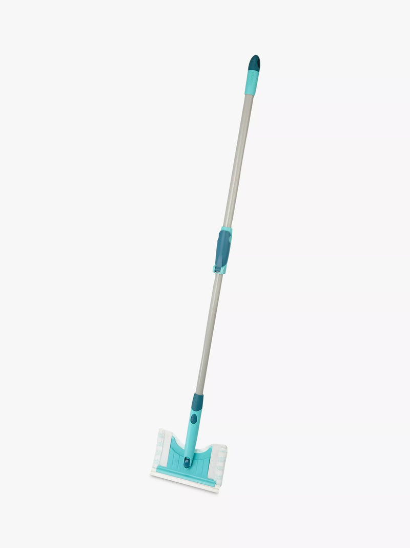 Leifheit tile and bath cleaner with microfibre pad and squeegee, UK version