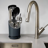 Joseph Joseph Dock cutlery drainer in grey, UK version