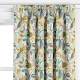 John Lewis Alexa aqua floral curtain fabric (British brand)