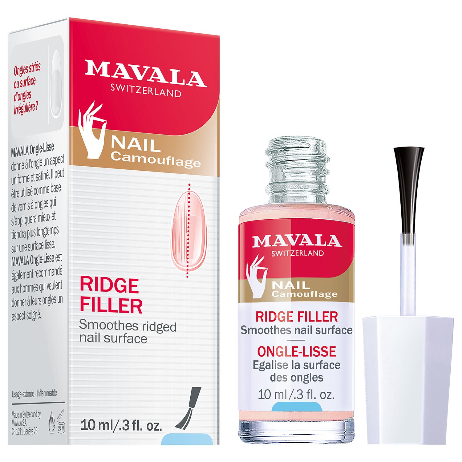 Mavala Ridgefiller Traitement pour ongles 10ml, importé du Royaume-Uni