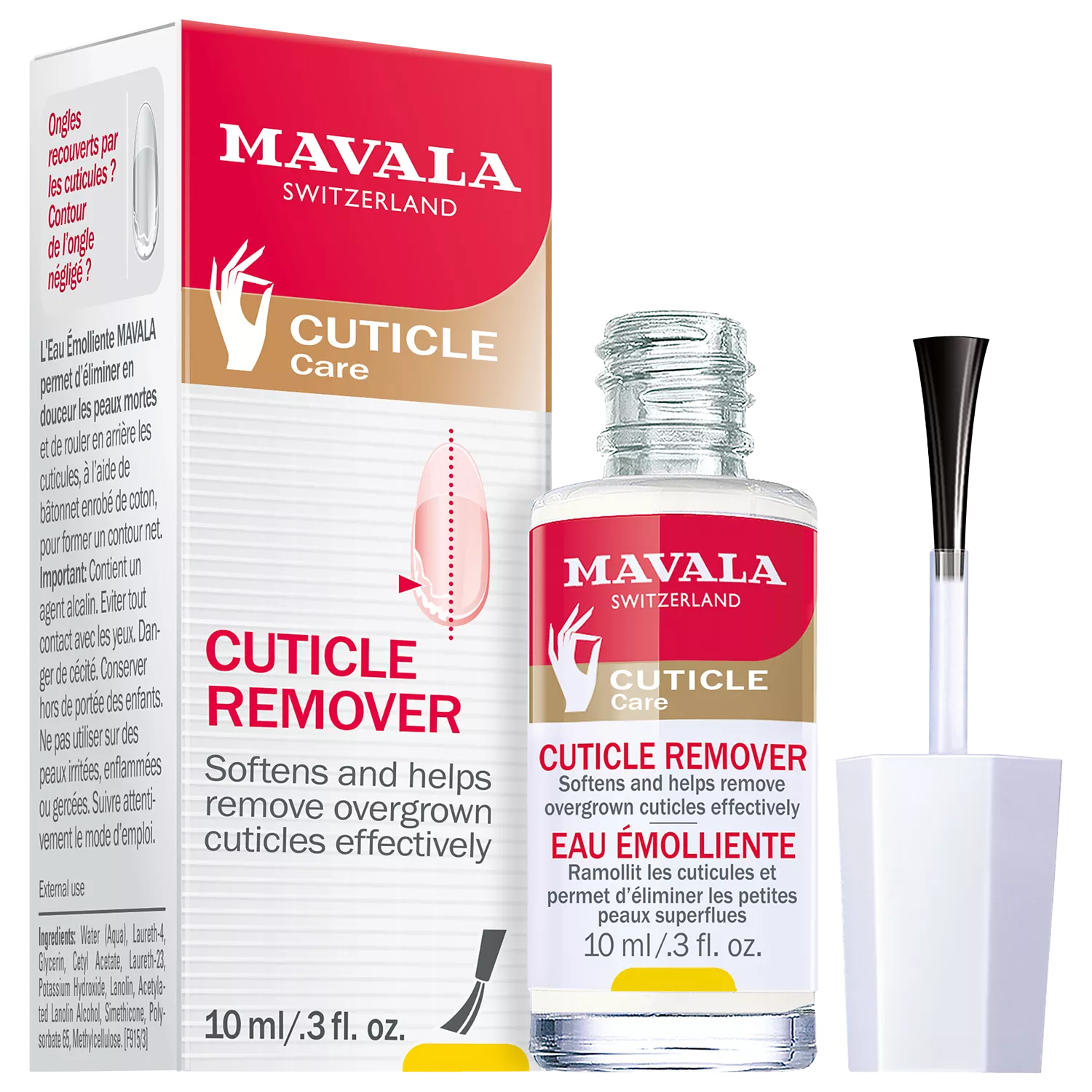 Mavala cuticle remover 10ml, imported from the UK