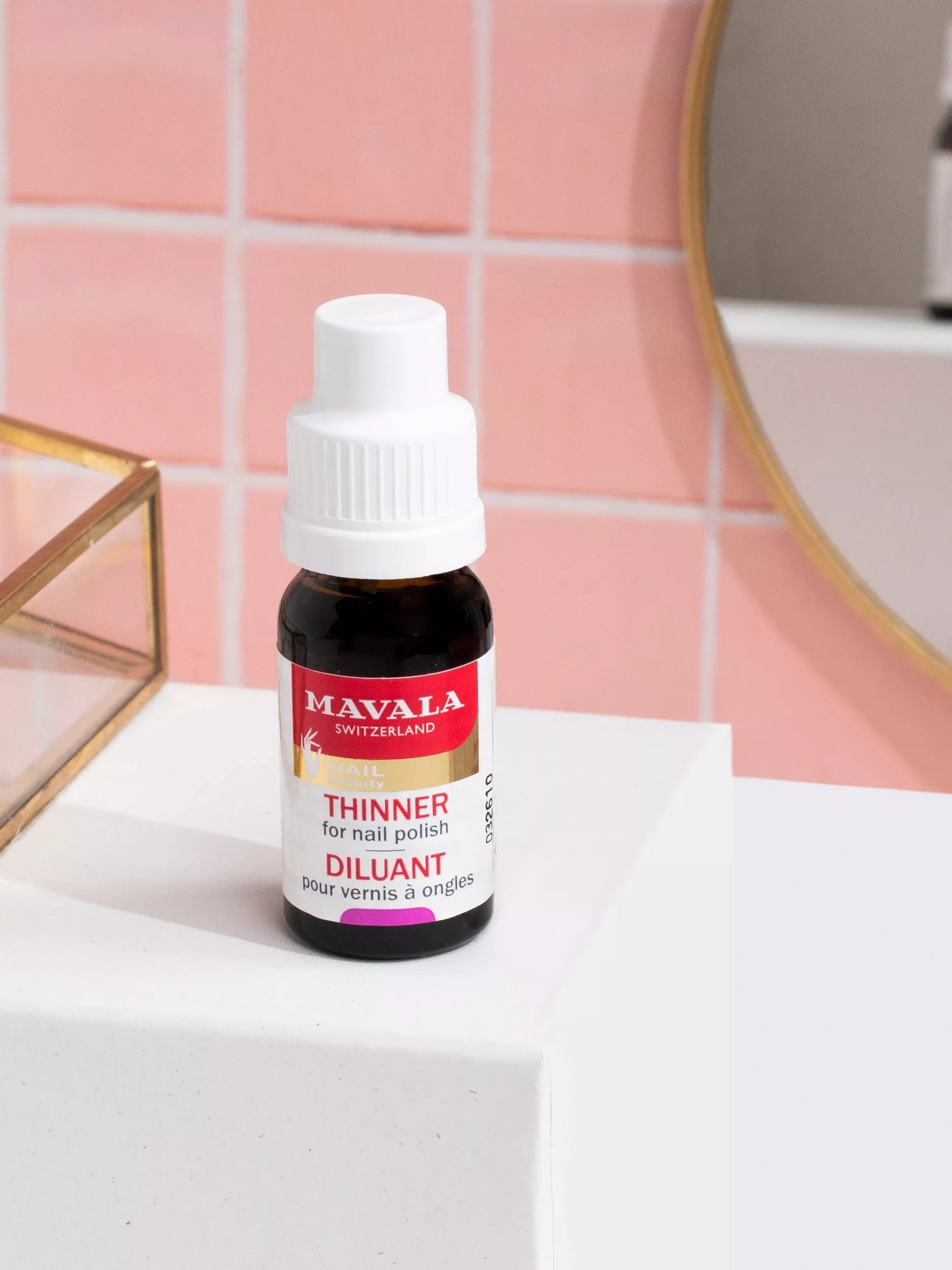 Mavala nail polish thinner 10ml, imported from the UK