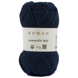 Rowan Summerlite 4 Ply Yarn, 50g, Navy Ink