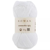 Rowan Summerlite 4 Ply Yarn, 50g, Pure White