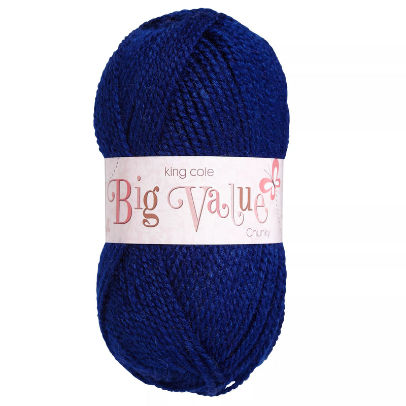 King Cole Big Value Chunky Yarn 100g