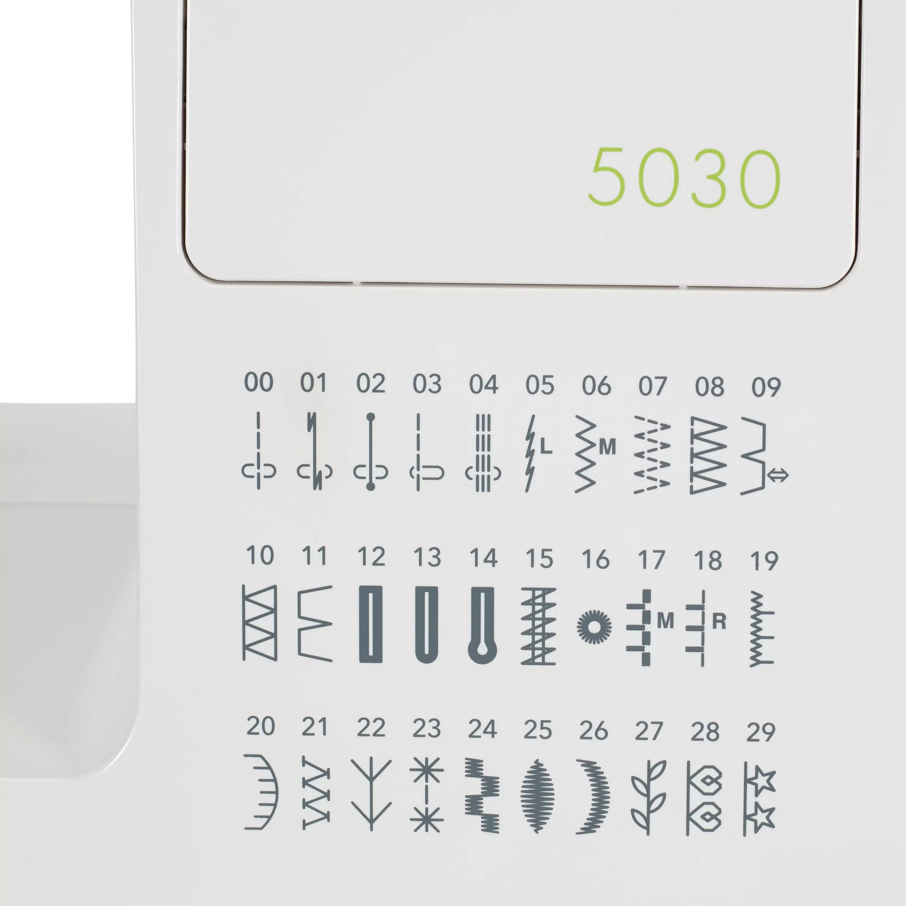 Janome 5030 computerised sewing machine white - British product