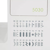 Janome 5030 computerised sewing machine white - British product