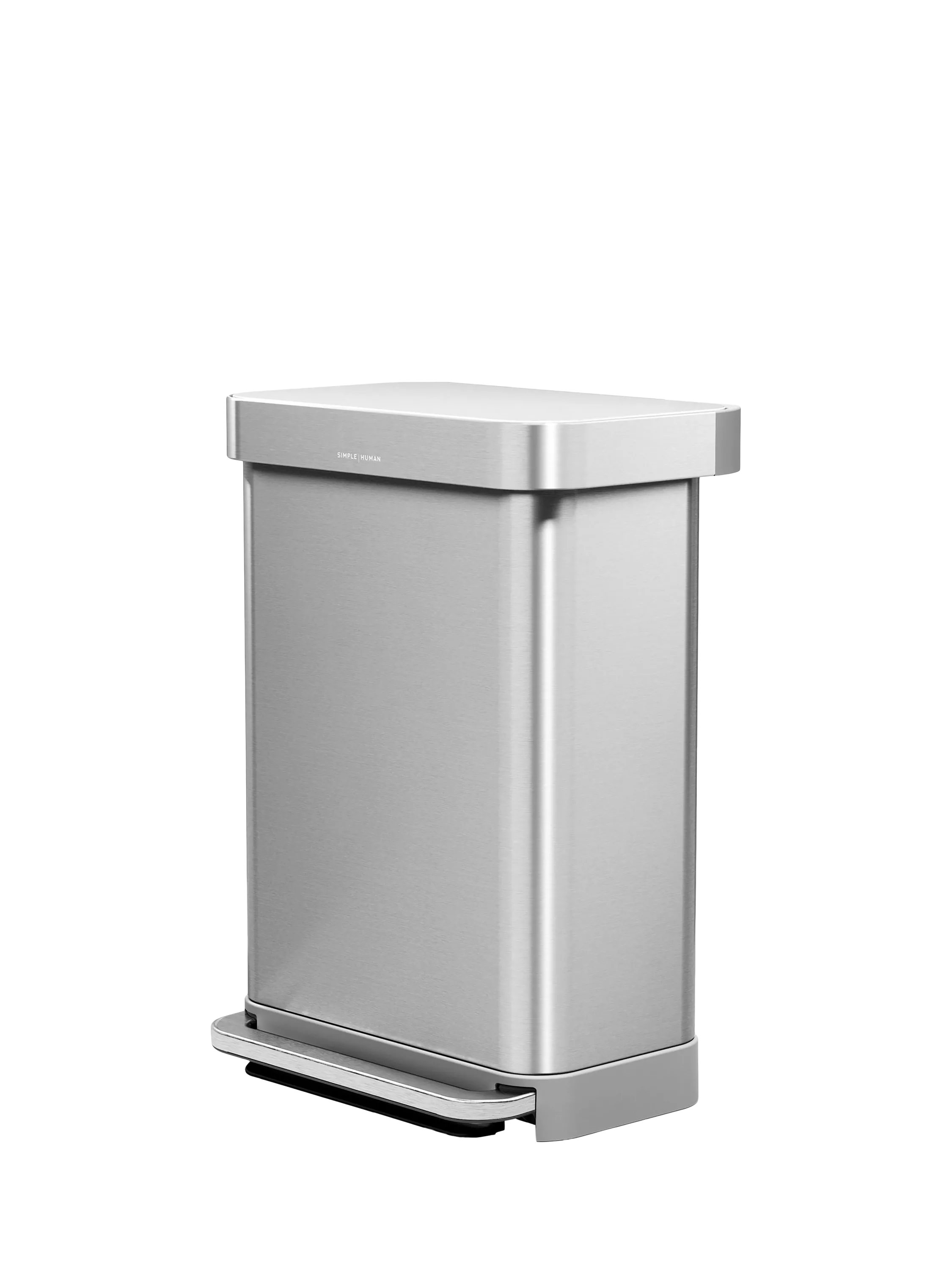 simplehuman rectangular liner pocket pedal bin 55L, UK version