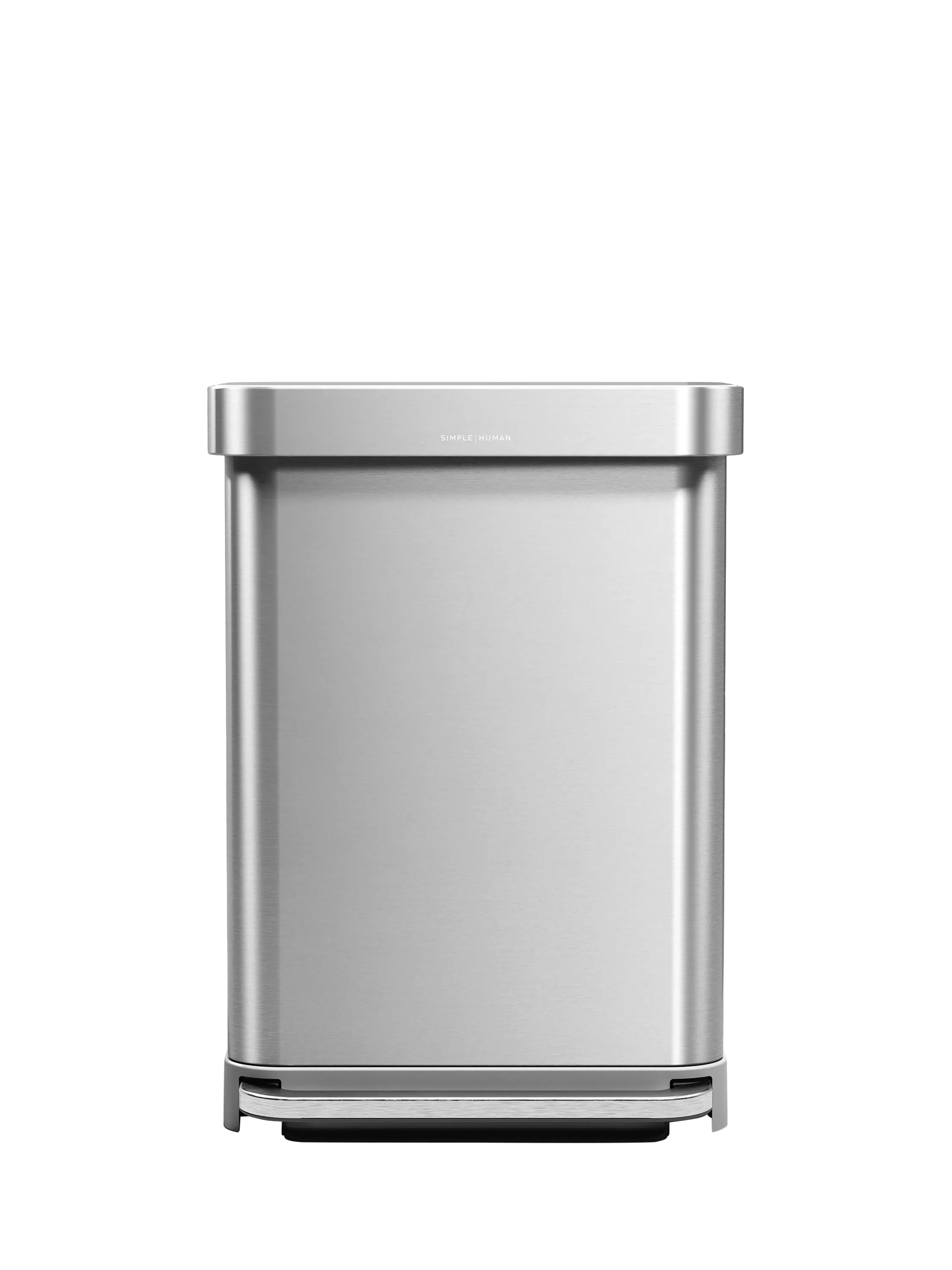 simplehuman rectangular liner pocket pedal bin 55L, UK version
