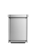simplehuman rectangular liner pocket pedal bin 55L, UK version