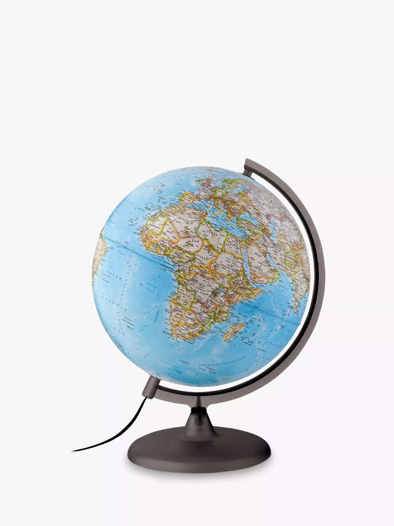 National Geographic blue globe 25cm, imported from the UK