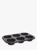 John Lewis Professional non-stick muffin tray 6 cup, UK version