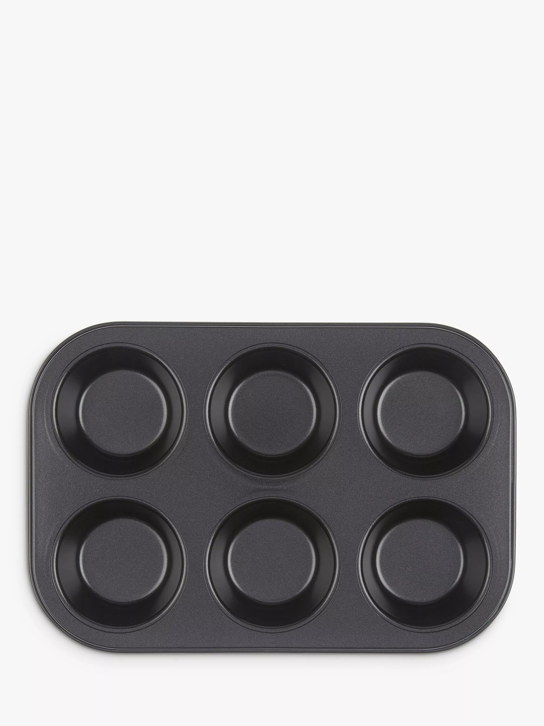 John Lewis Professional non-stick muffin tray 6 cup, UK version