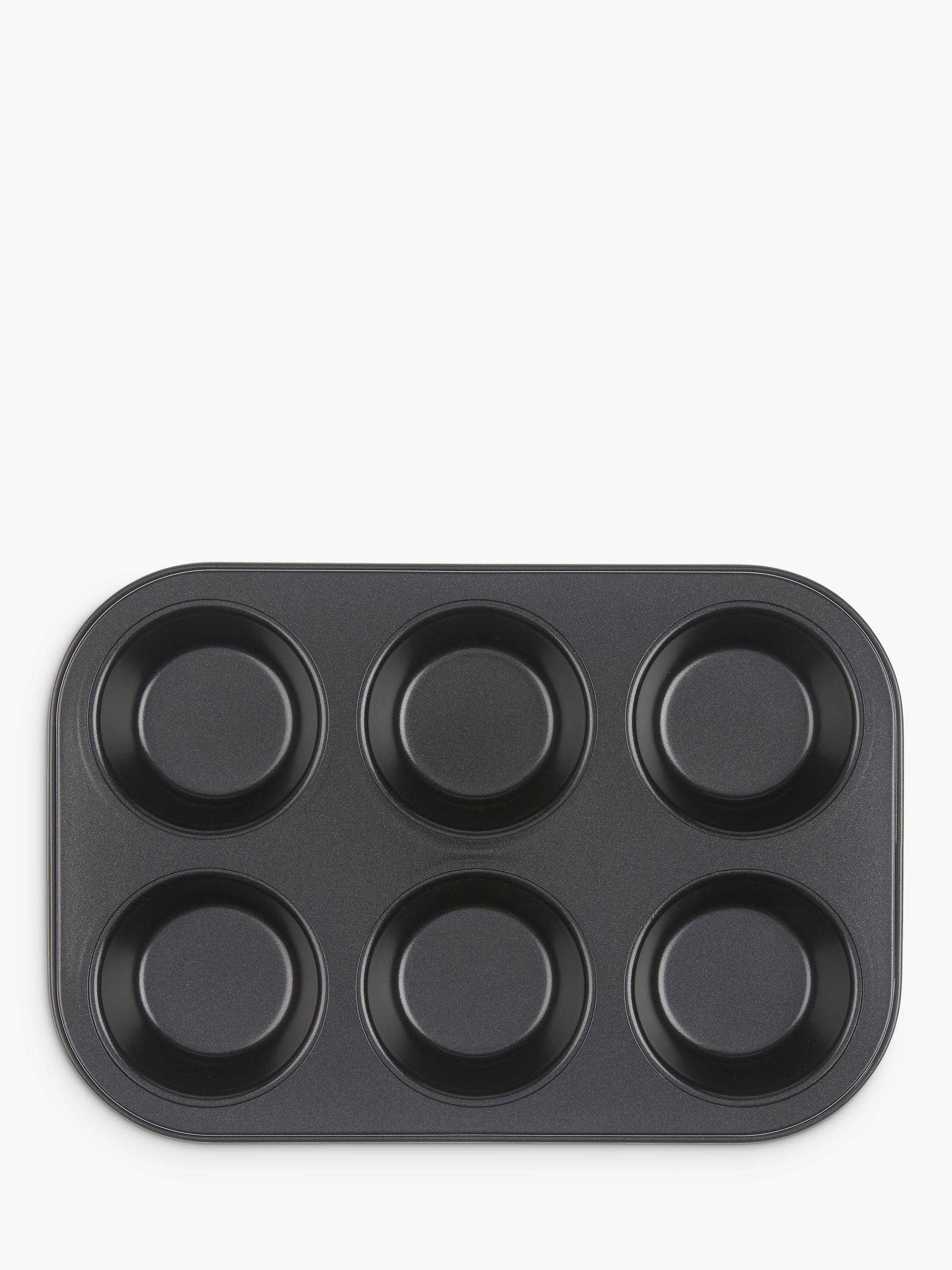 John Lewis Professional non-stick muffin tray 6 cup, UK version