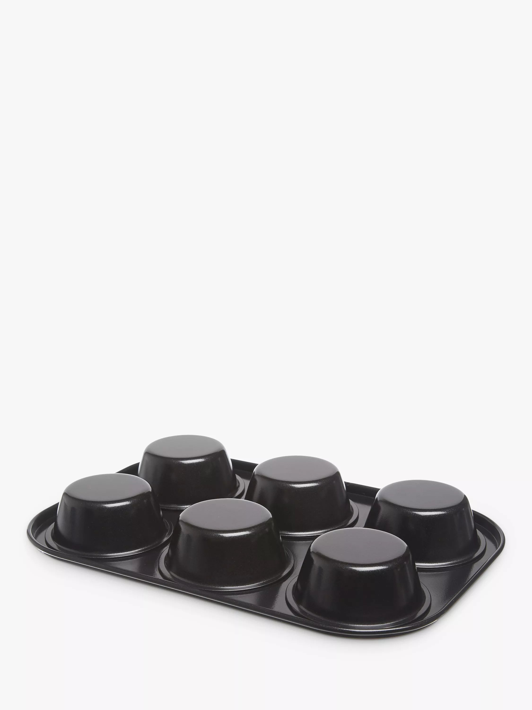 John Lewis Professional non-stick muffin tray 6 cup, UK version