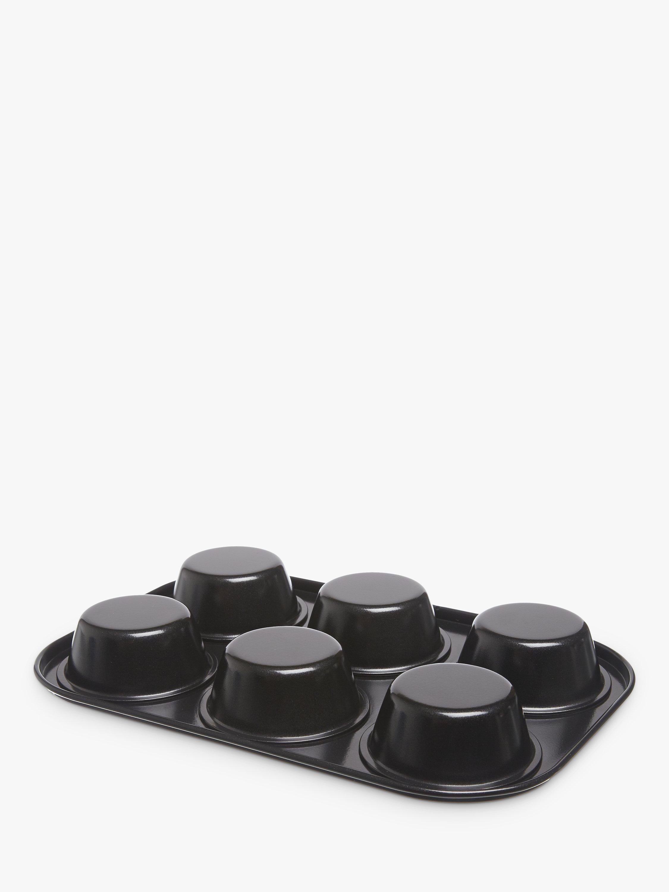 John Lewis Professional non-stick muffin tray 6 cup, UK version
