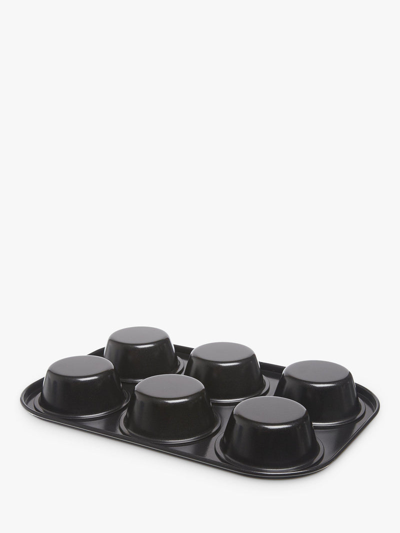 John Lewis Professional non-stick muffin tray 6 cup, UK version