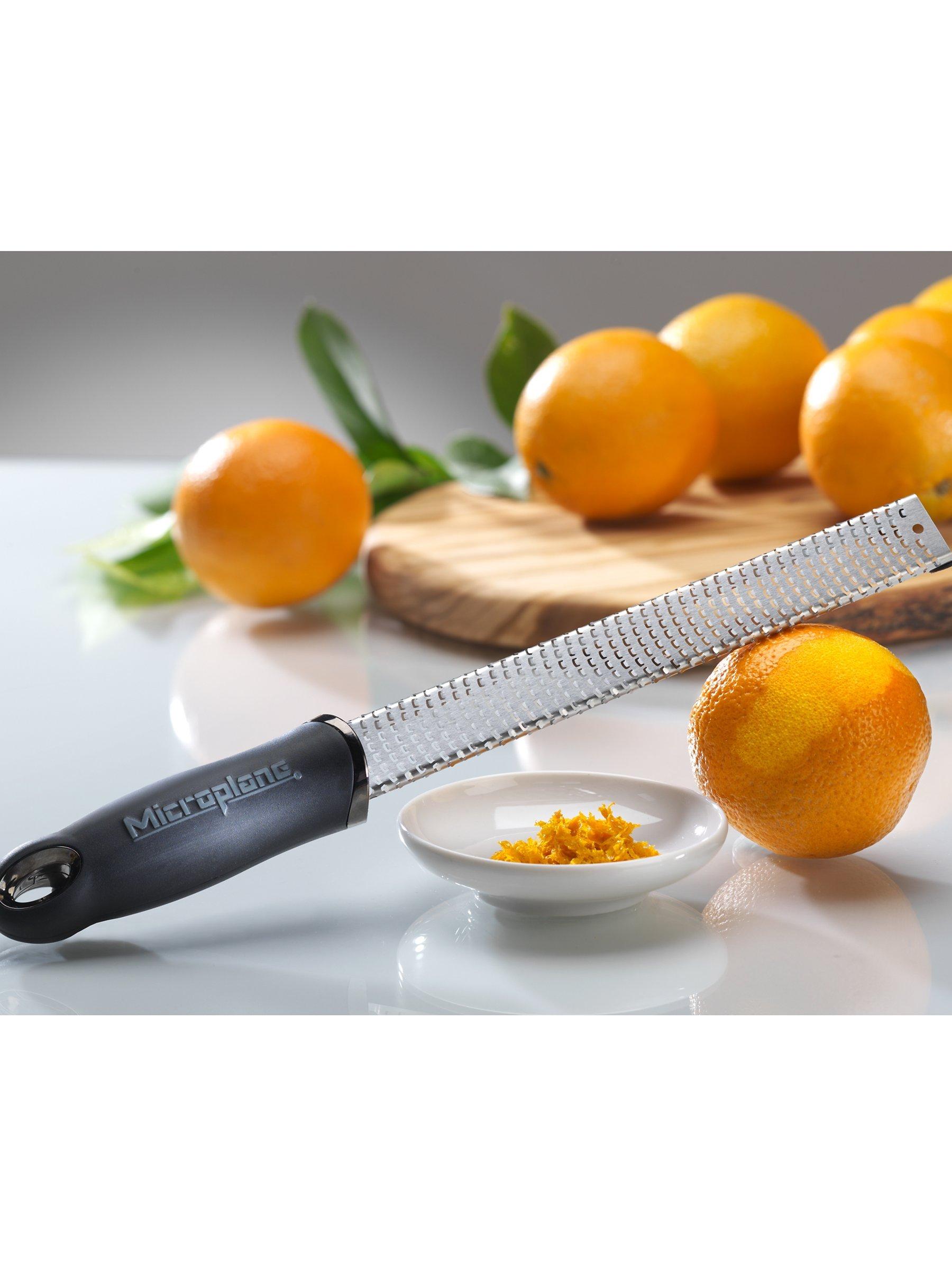 Microplane stainless steel zester grater (British brand)