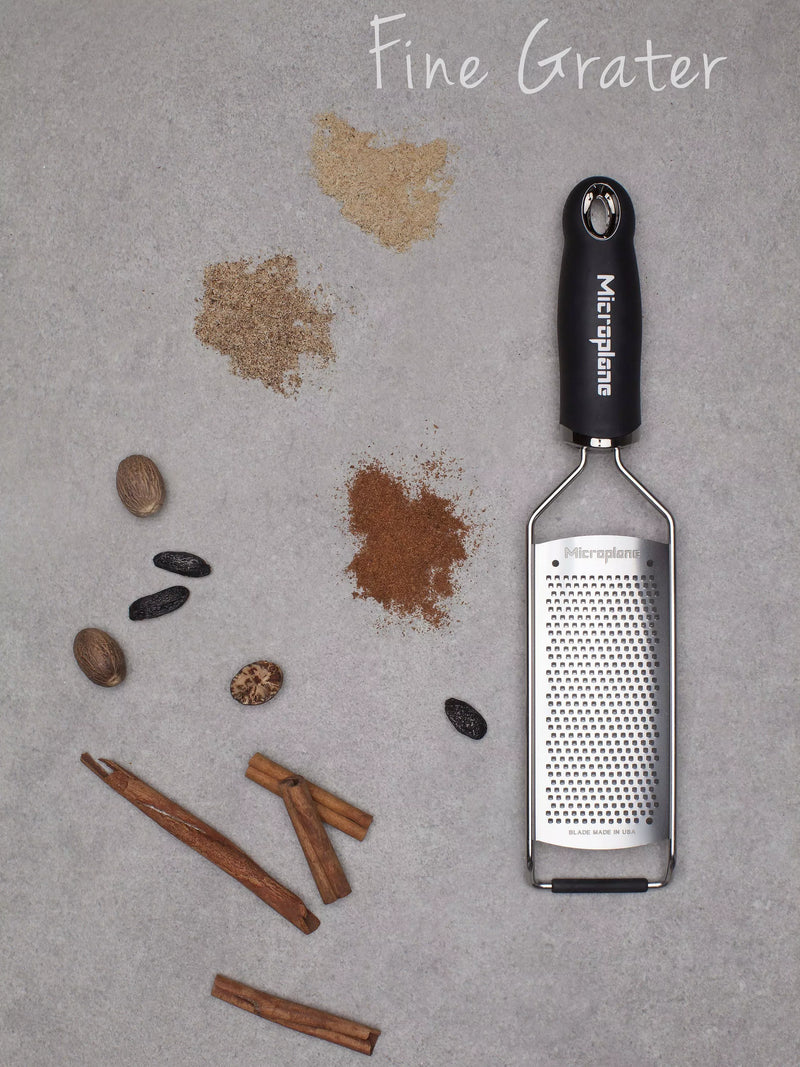 Microplane fine grater for spices and desserts, imported from the UK