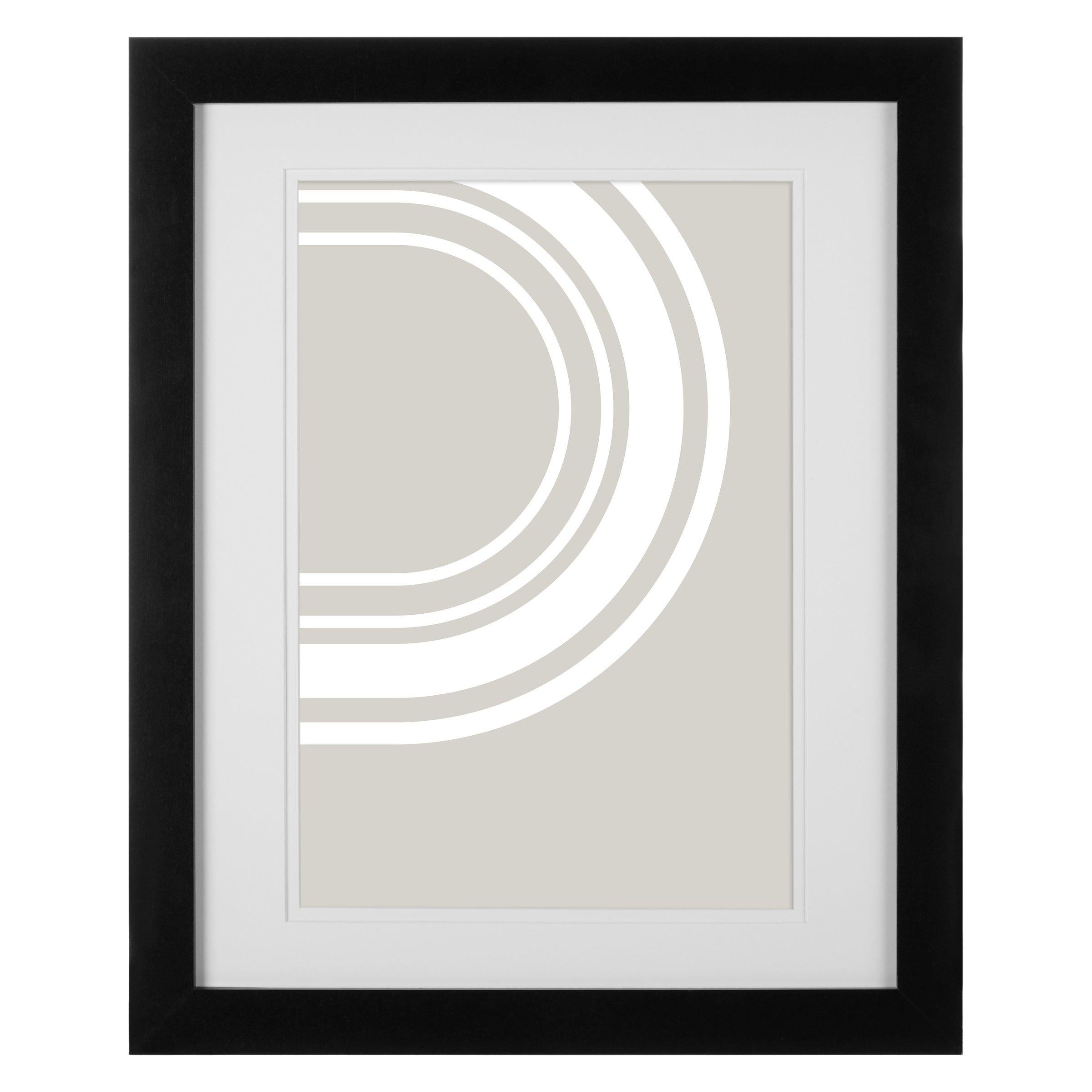 John Lewis certificate frame in black, A4 size, UK version
