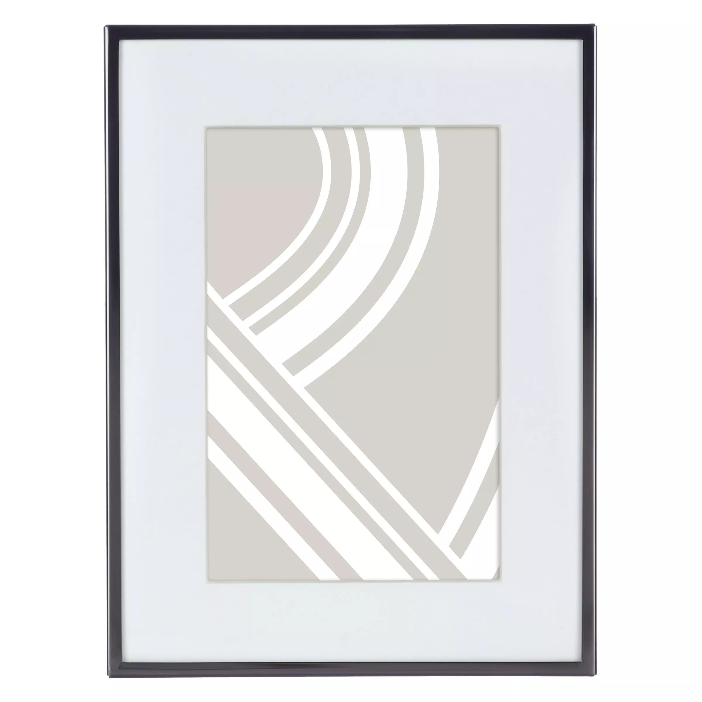 John Lewis Daya Photo Frame & Mount, 5 x 7" (13 x 18cm), Gunmetal