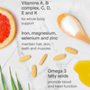 SuperSelf multivitamin with Omega-3 60 tablets - British product