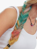 Fablab hair color chalks kit with 6 temporary shades - British product