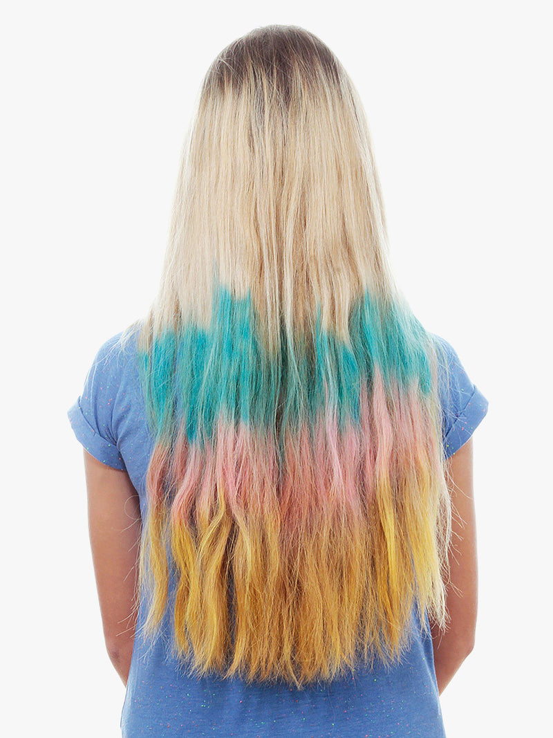 Fablab hair color chalks kit with 6 temporary shades - British product