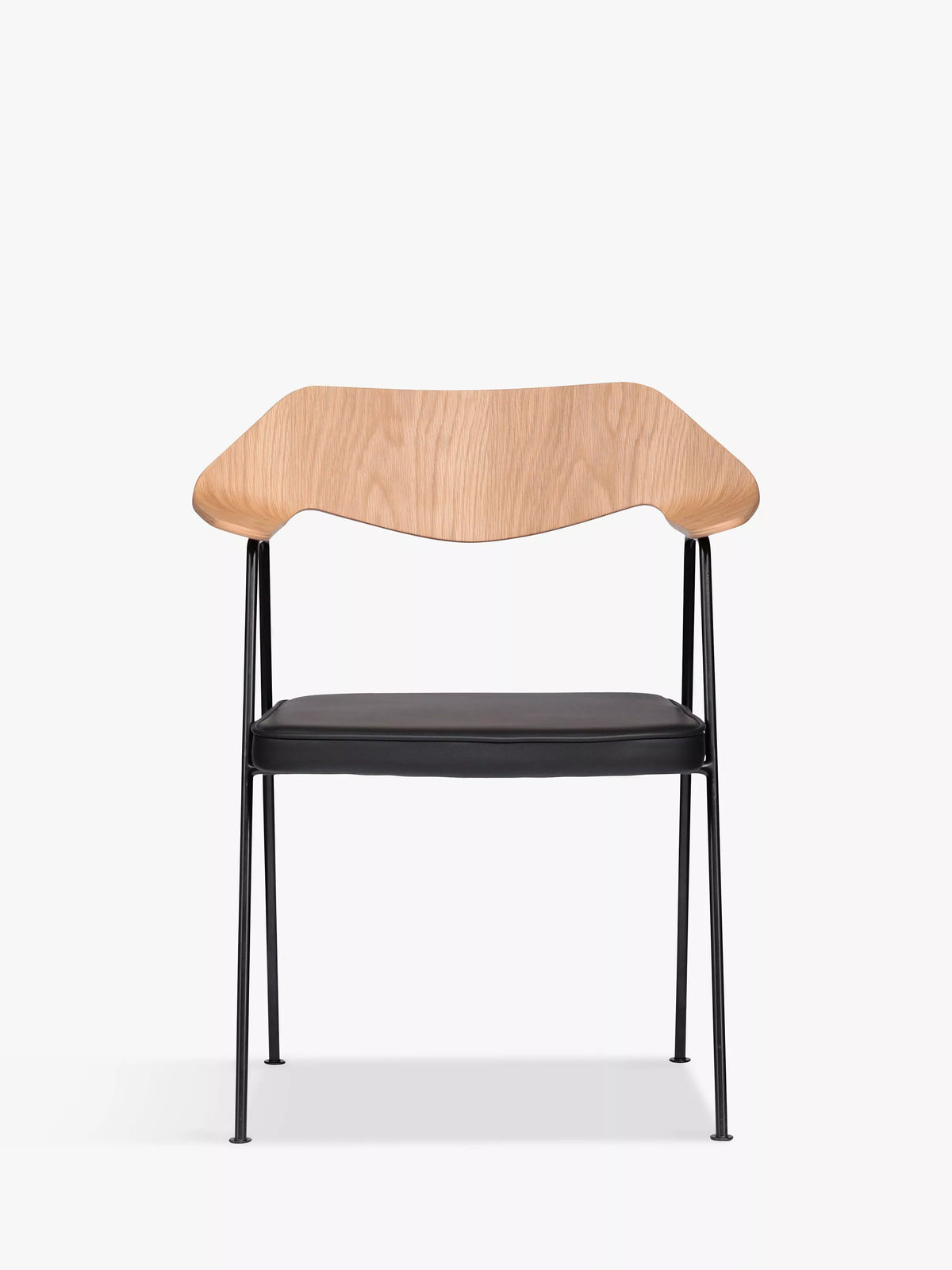 Case Robin Day 675 chair walnut veneer leather, imported from the UK