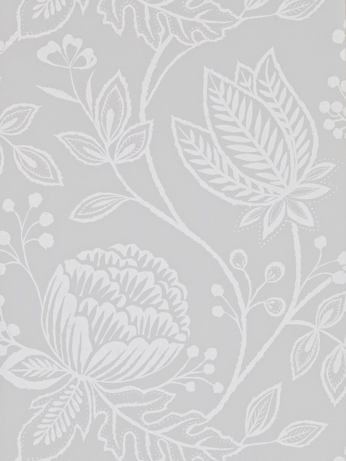 Harlequin dramatisk blomster- og blad-tapet, britisk versjon