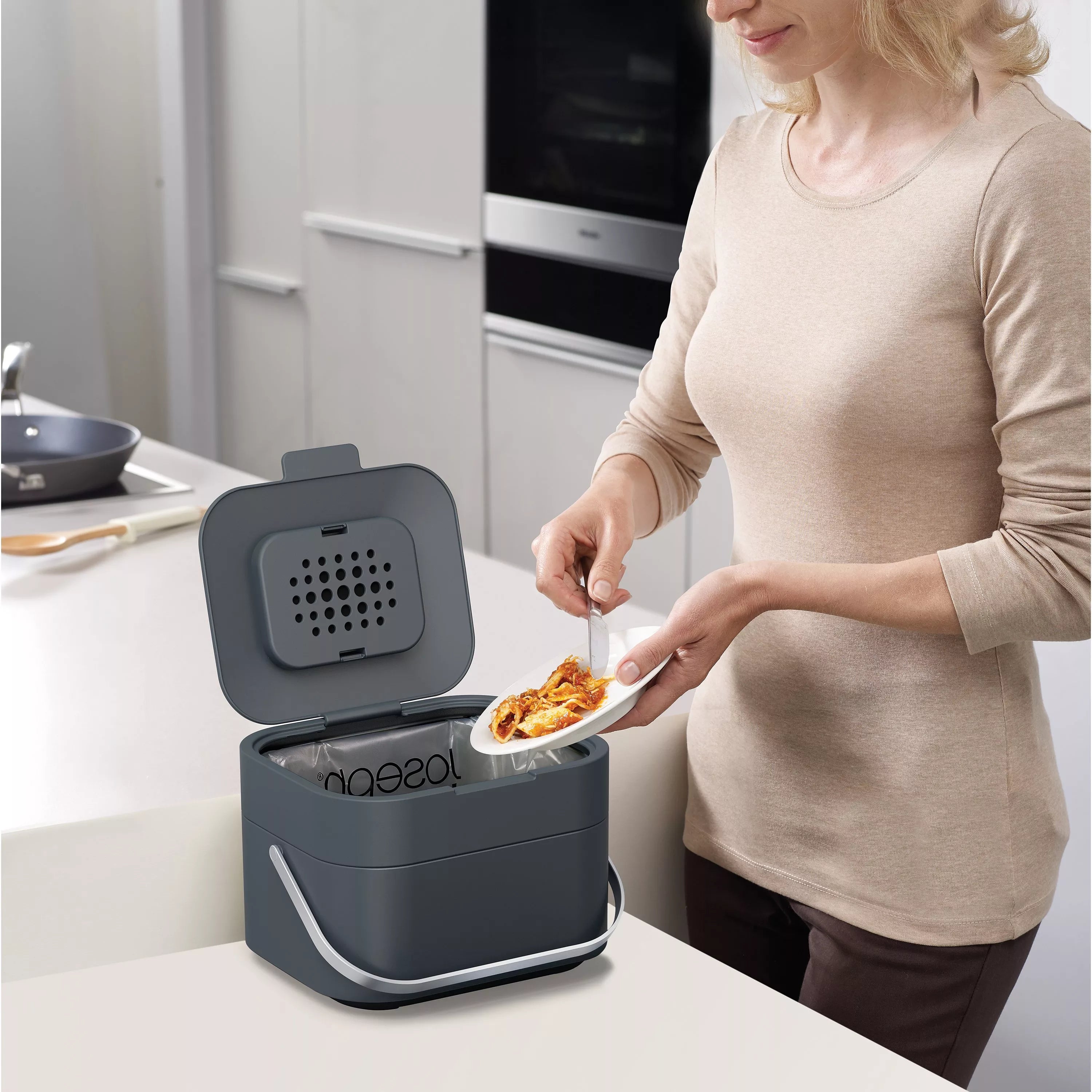 Joseph Joseph Stack Food Waste Caddy 4L, UK version