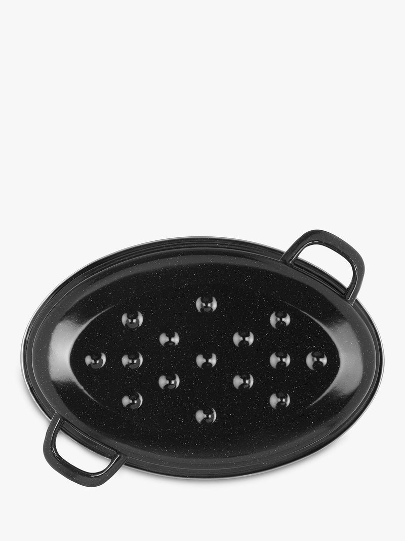 John Lewis vitreous enamel roaster 32x22cm - British product