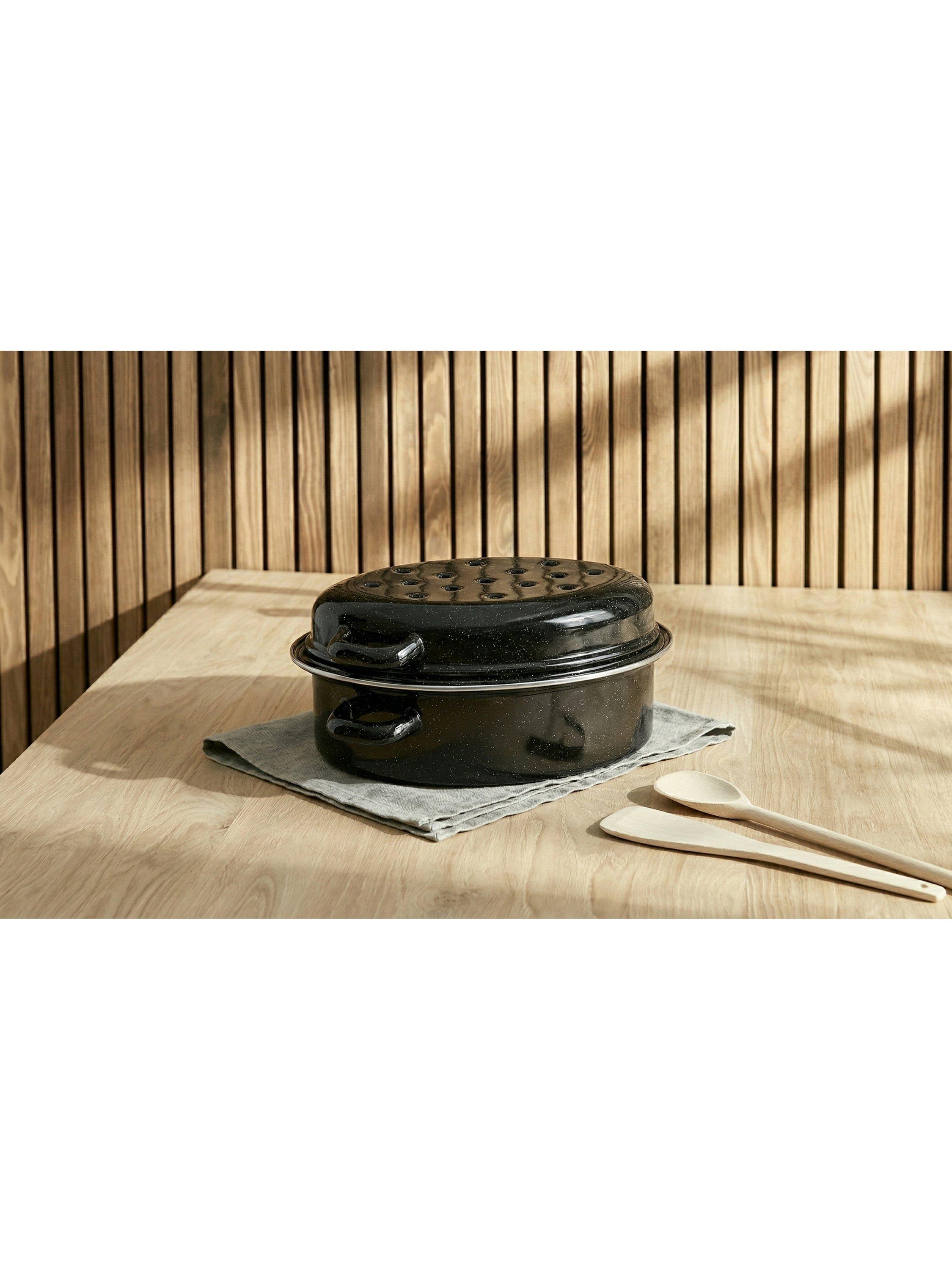John Lewis vitreous enamel roaster 32x22cm - British product