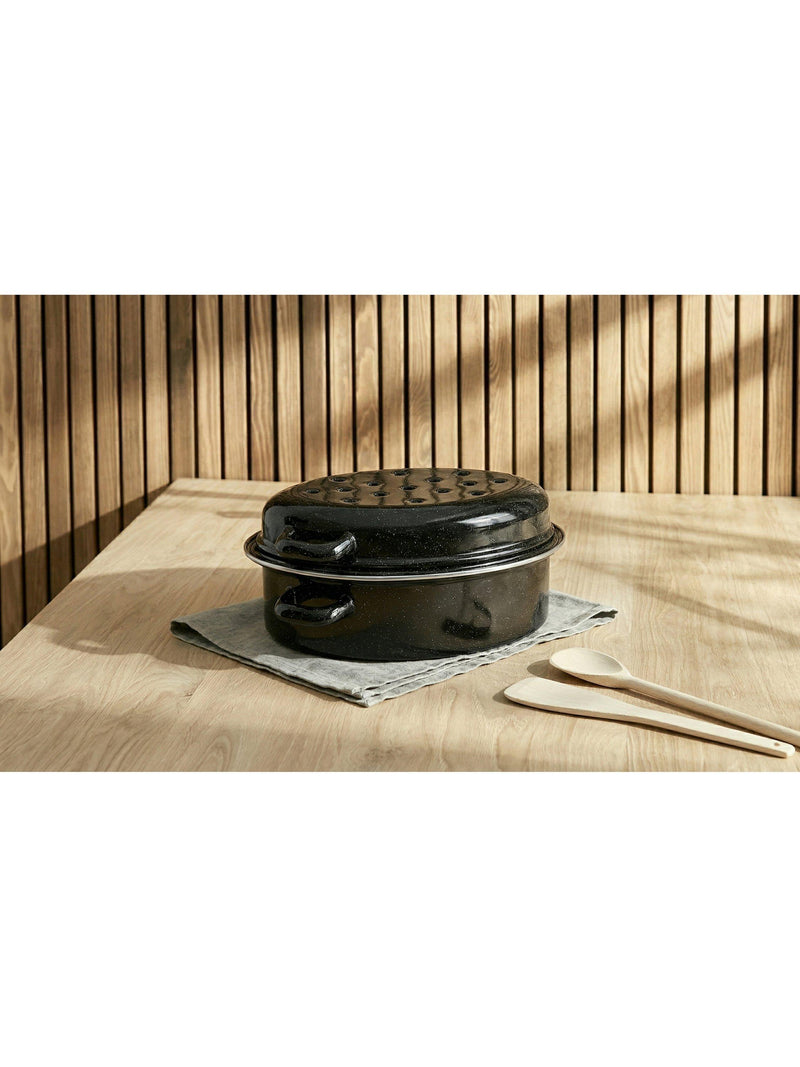 John Lewis vitreous enamel roaster 32x22cm - British product