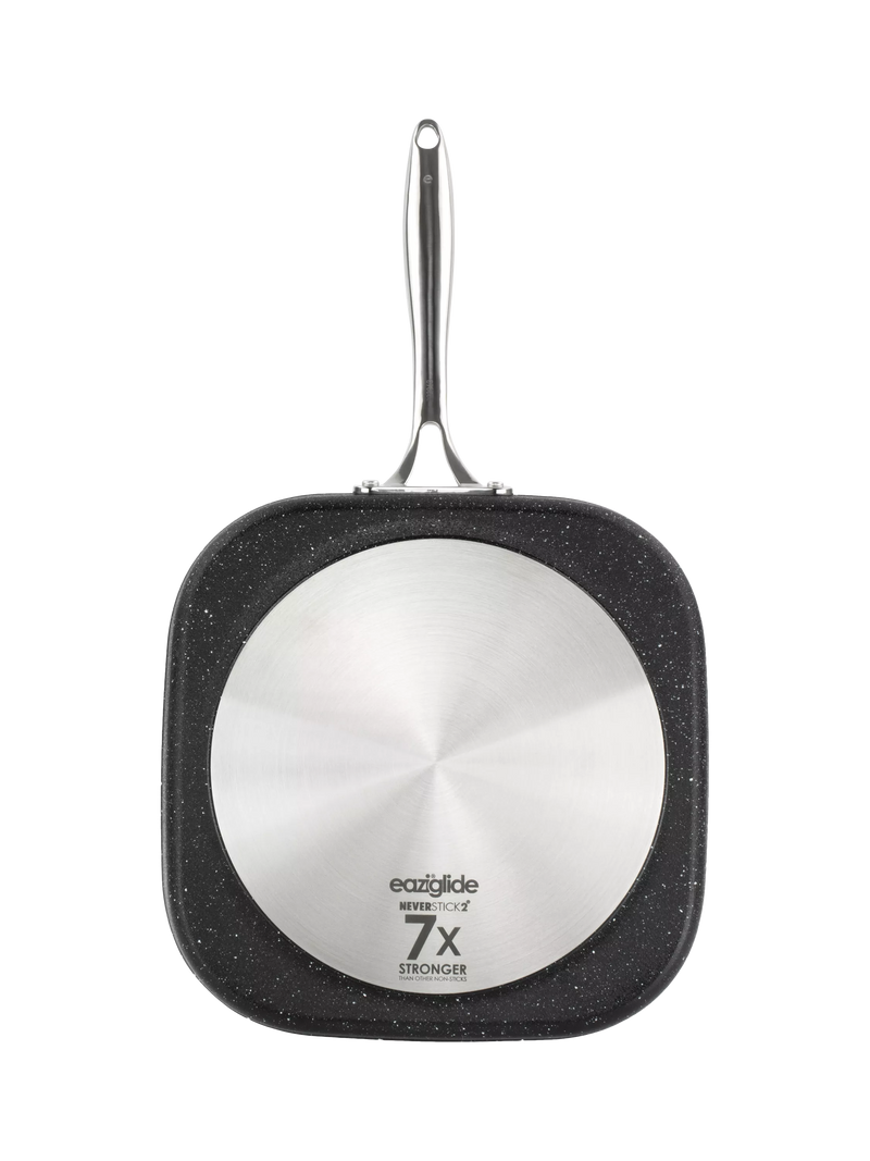 Eaziglide square non-stick grill pan 28cm - British product