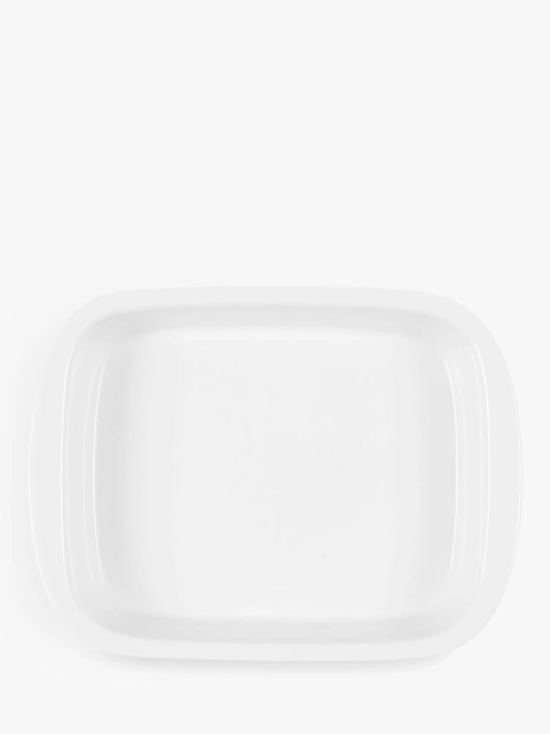 John Lewis porcelain roaster dish 26cm, imported from the UK